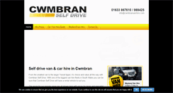 Desktop Screenshot of cwmbranvanhire.com